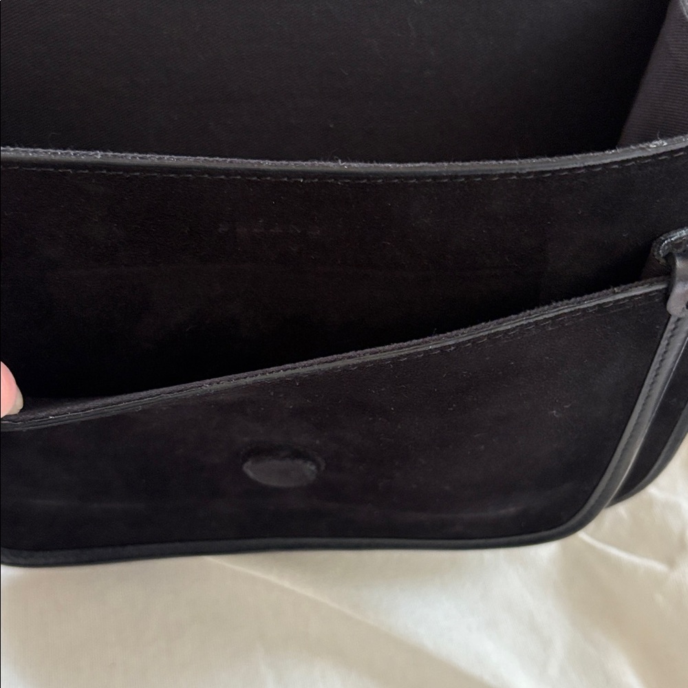 Sezane Large Roméo Bag Noir Bi-matière - Size T-U - Picture 5 of 8